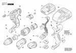 Bosch 3 603 JB5 100 Advancedimpact 18 Cordless Impact Drill 18 V / Eu Spare Parts